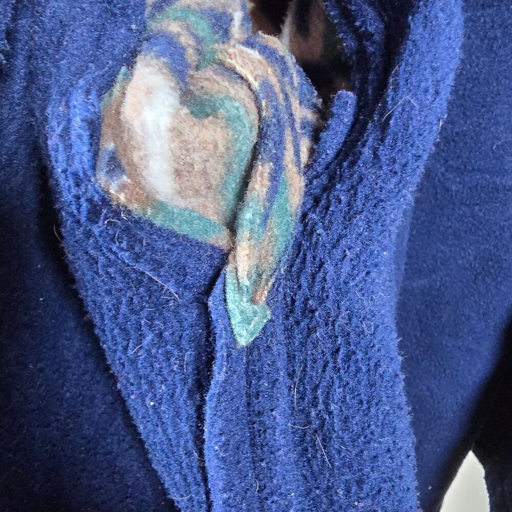 Vintage Fleece Jacket With Tree / Aztec‎ Pattern (GUC) - Picture 11 of 12